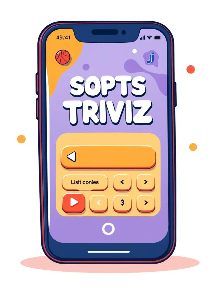 A vibrant image showcasing the user-friendly interface of the trivia quiz app, highlighting its ease of navigation and intuitive design.